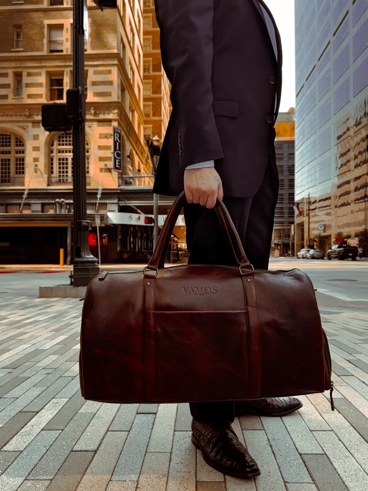 Leather Duffle Bags & Wallets