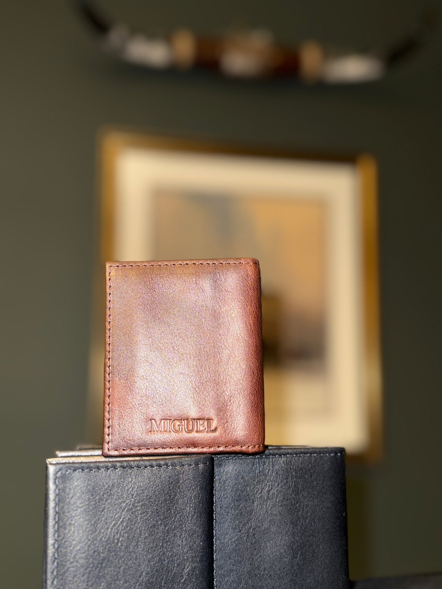 Slim Leather Wallet - Embossing Available